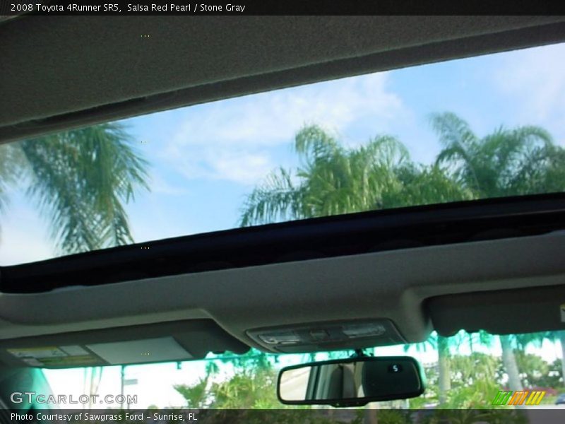 Salsa Red Pearl / Stone Gray 2008 Toyota 4Runner SR5