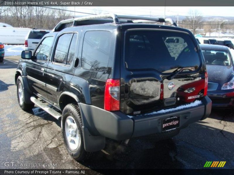 Super Black / Gray 2003 Nissan Xterra XE V6 4x4