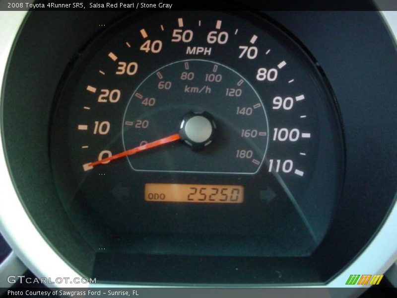 Salsa Red Pearl / Stone Gray 2008 Toyota 4Runner SR5