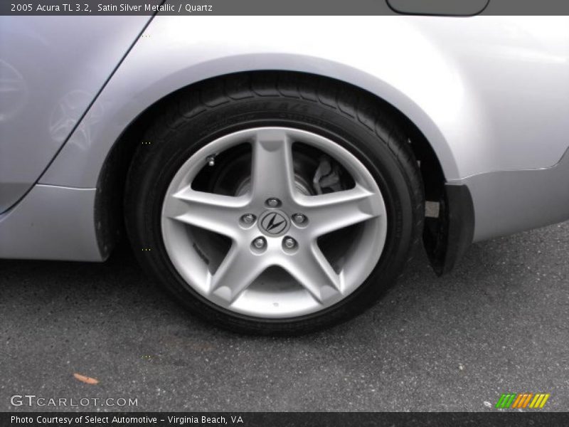 Satin Silver Metallic / Quartz 2005 Acura TL 3.2