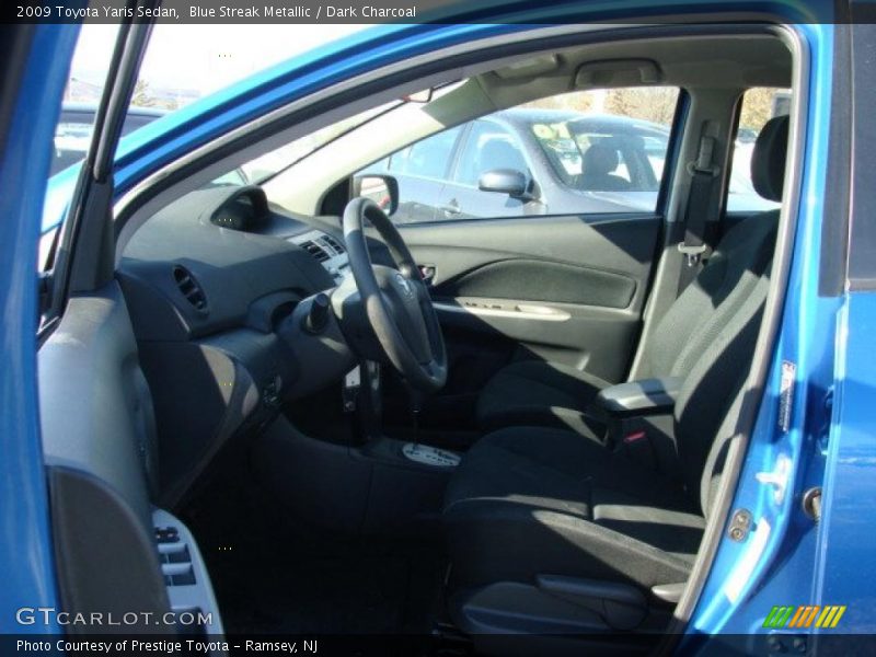 Blue Streak Metallic / Dark Charcoal 2009 Toyota Yaris Sedan