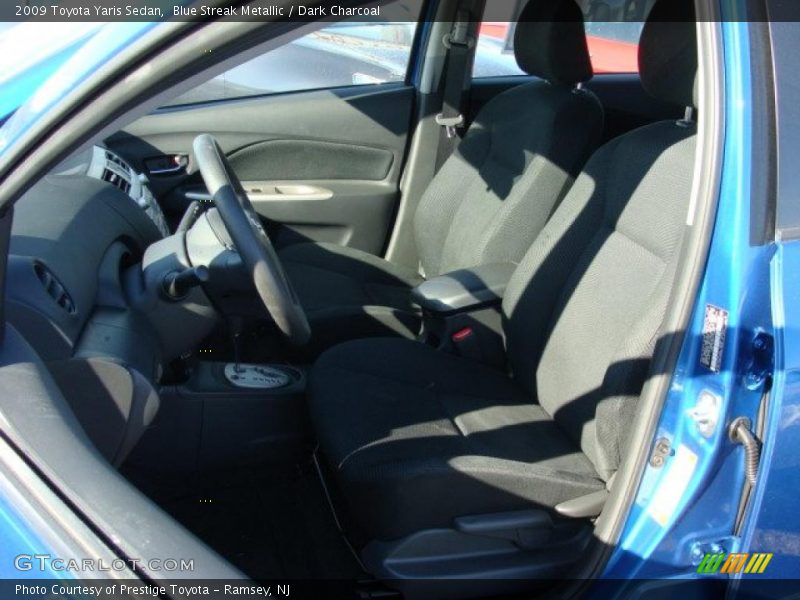 Blue Streak Metallic / Dark Charcoal 2009 Toyota Yaris Sedan