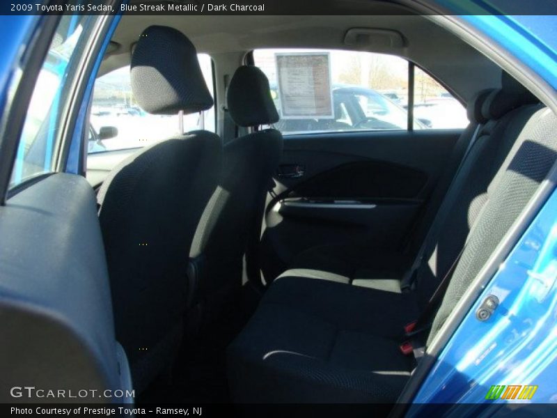 Blue Streak Metallic / Dark Charcoal 2009 Toyota Yaris Sedan
