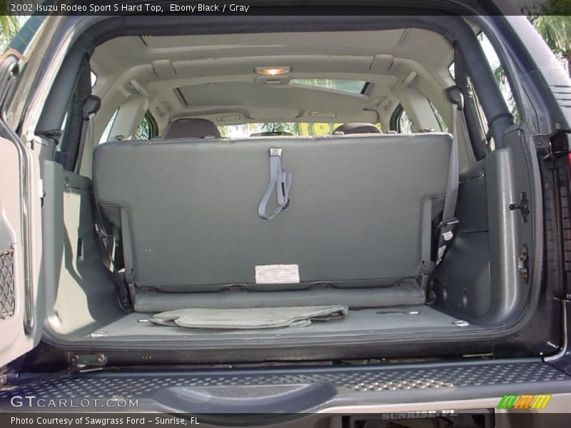 Ebony Black / Gray 2002 Isuzu Rodeo Sport S Hard Top