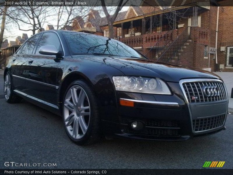 Brilliant Black / Black 2007 Audi S8 5.2 quattro