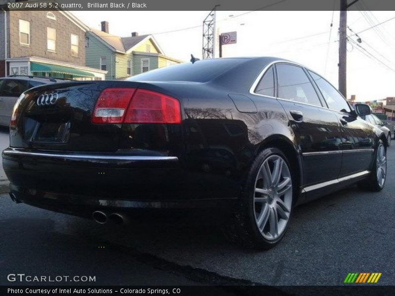 Brilliant Black / Black 2007 Audi S8 5.2 quattro
