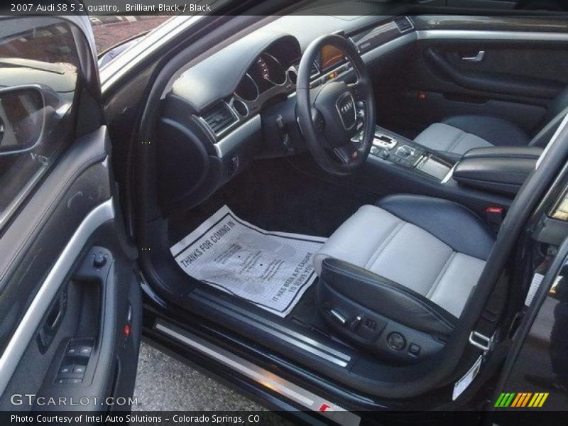 Brilliant Black / Black 2007 Audi S8 5.2 quattro