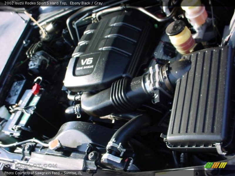Ebony Black / Gray 2002 Isuzu Rodeo Sport S Hard Top