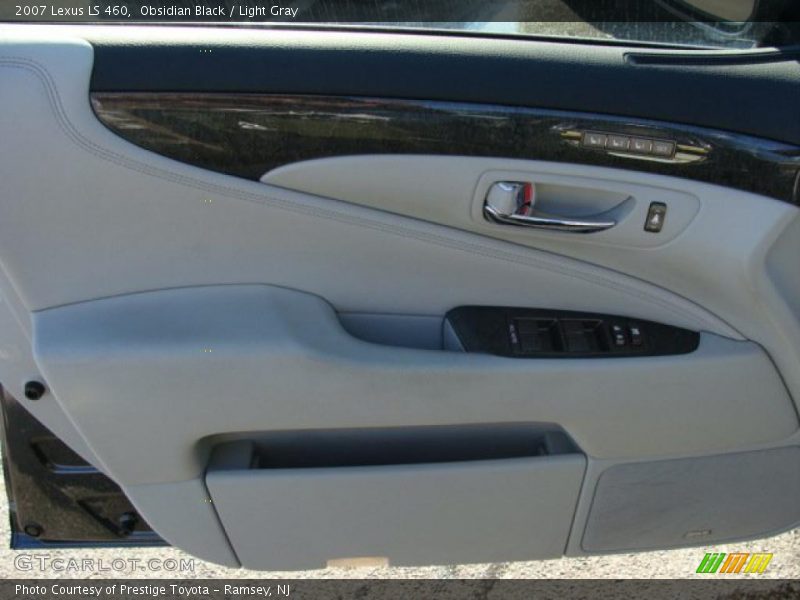Obsidian Black / Light Gray 2007 Lexus LS 460