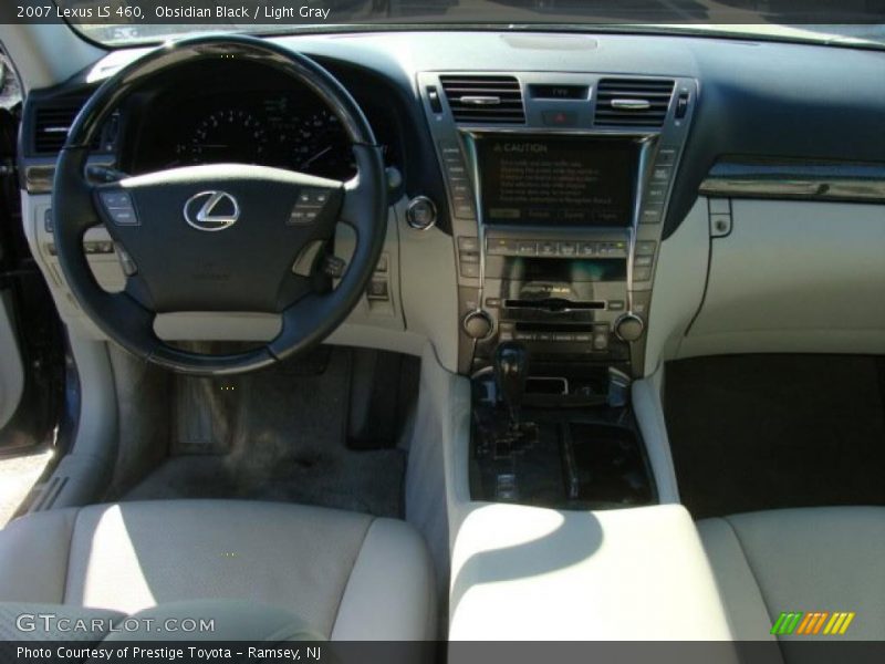 Obsidian Black / Light Gray 2007 Lexus LS 460