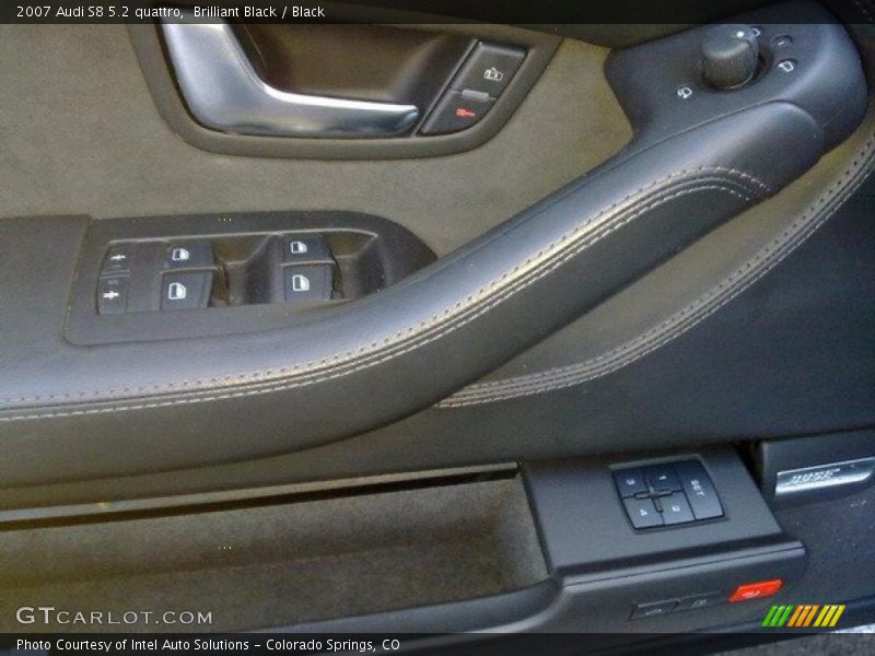 Brilliant Black / Black 2007 Audi S8 5.2 quattro