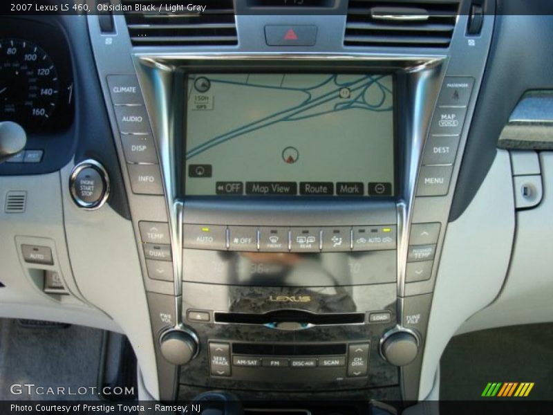 Obsidian Black / Light Gray 2007 Lexus LS 460