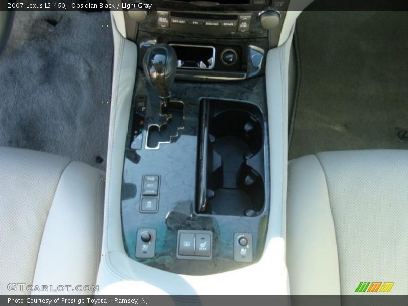Obsidian Black / Light Gray 2007 Lexus LS 460