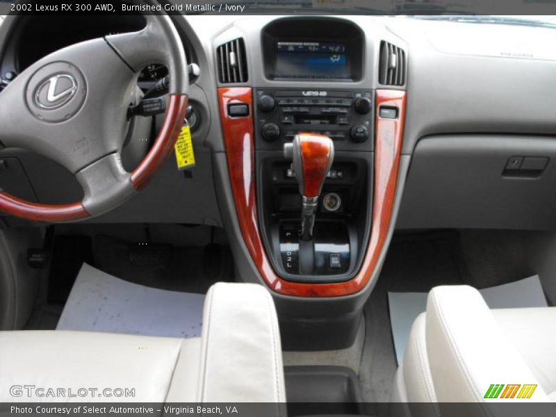 Burnished Gold Metallic / Ivory 2002 Lexus RX 300 AWD