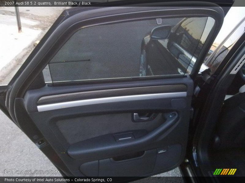 Brilliant Black / Black 2007 Audi S8 5.2 quattro