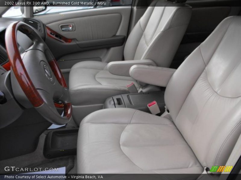 Burnished Gold Metallic / Ivory 2002 Lexus RX 300 AWD