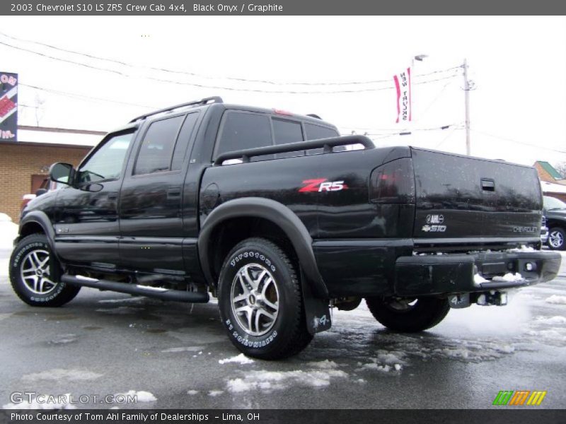 Black Onyx / Graphite 2003 Chevrolet S10 LS ZR5 Crew Cab 4x4