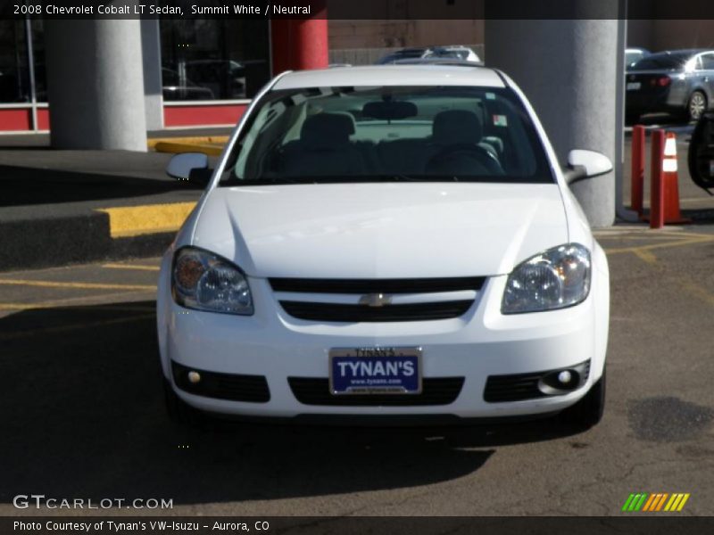 Summit White / Neutral 2008 Chevrolet Cobalt LT Sedan