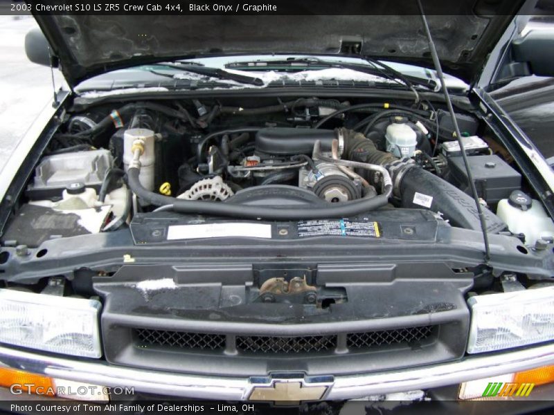 Black Onyx / Graphite 2003 Chevrolet S10 LS ZR5 Crew Cab 4x4