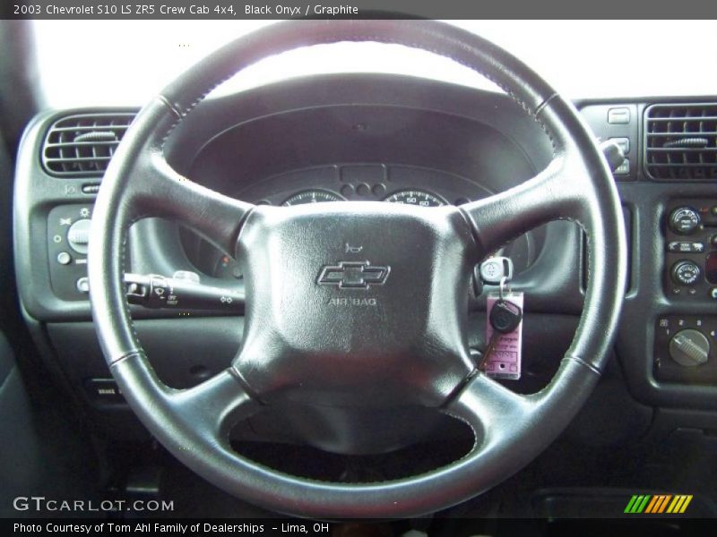 Black Onyx / Graphite 2003 Chevrolet S10 LS ZR5 Crew Cab 4x4