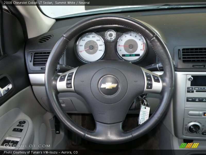 Summit White / Neutral 2008 Chevrolet Cobalt LT Sedan