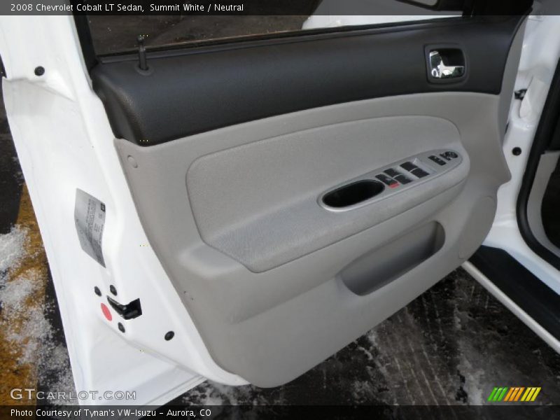 Summit White / Neutral 2008 Chevrolet Cobalt LT Sedan