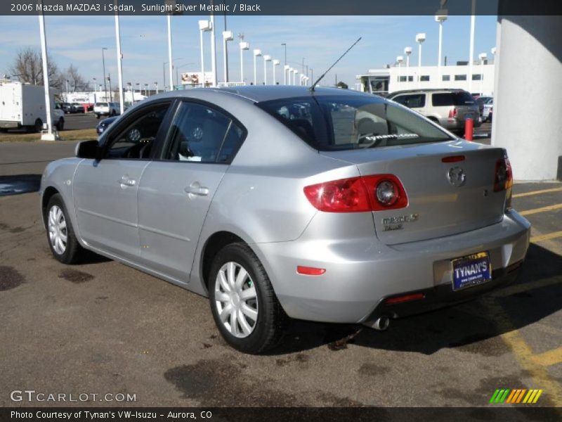 Sunlight Silver Metallic / Black 2006 Mazda MAZDA3 i Sedan