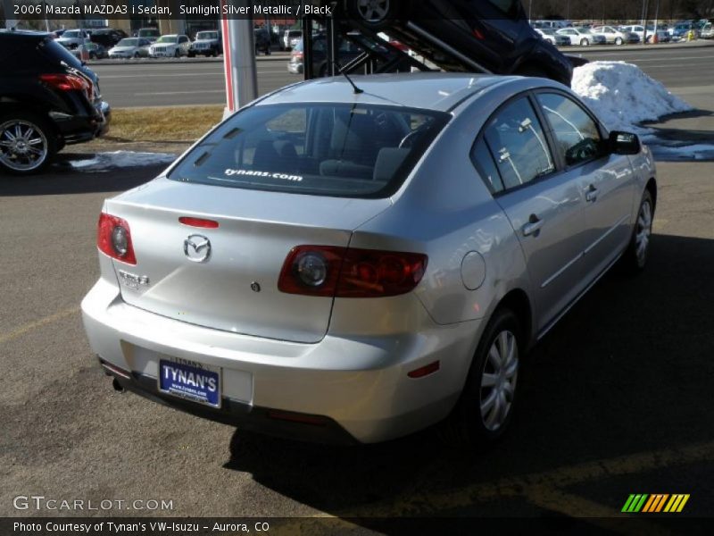 Sunlight Silver Metallic / Black 2006 Mazda MAZDA3 i Sedan