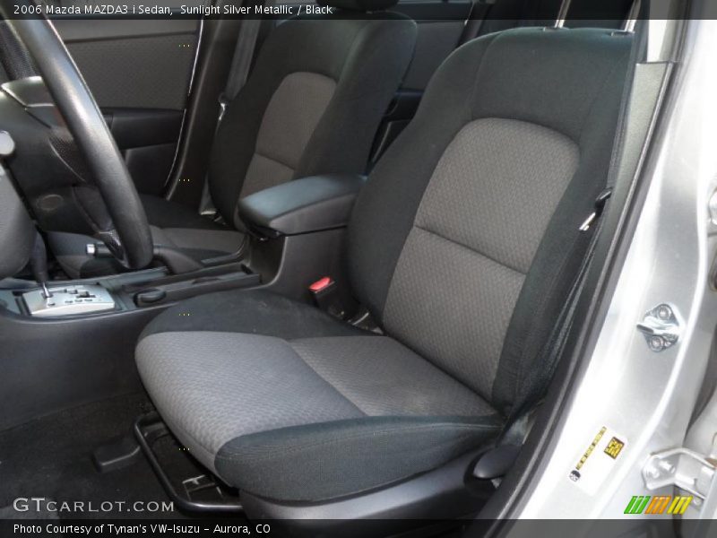 Sunlight Silver Metallic / Black 2006 Mazda MAZDA3 i Sedan