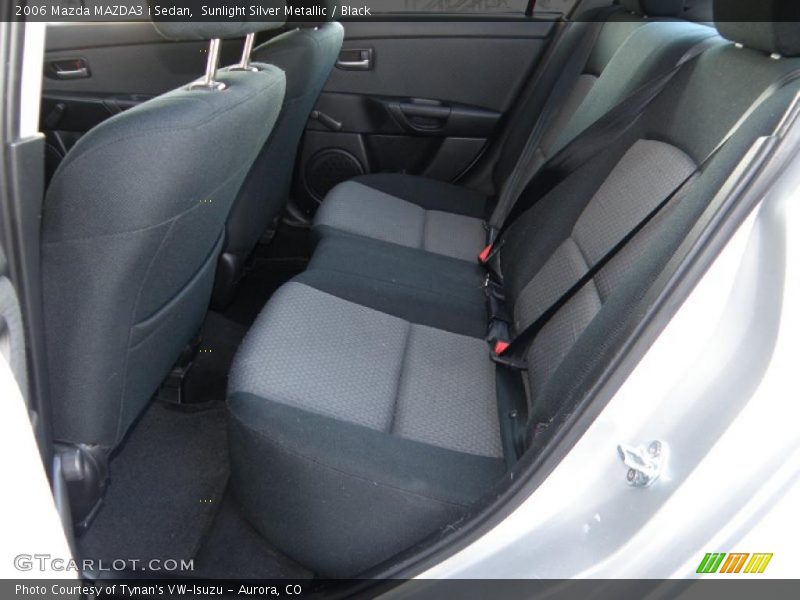 Sunlight Silver Metallic / Black 2006 Mazda MAZDA3 i Sedan
