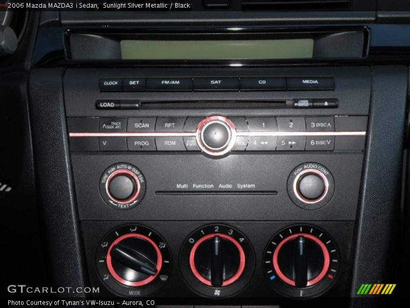 Sunlight Silver Metallic / Black 2006 Mazda MAZDA3 i Sedan