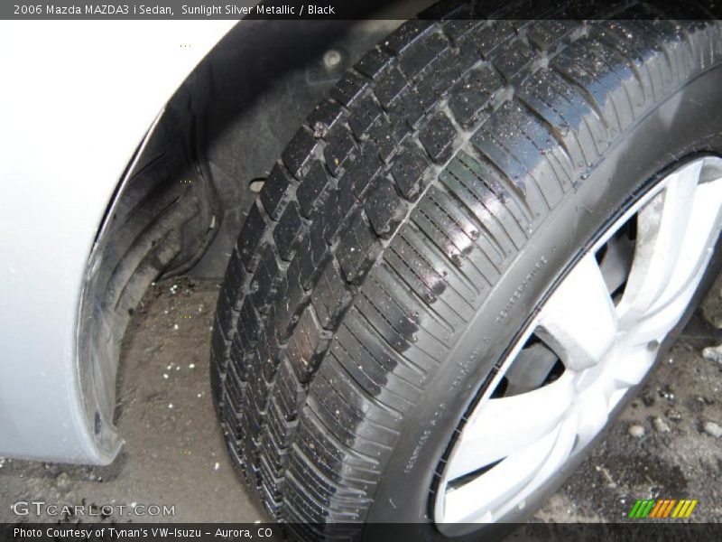 Sunlight Silver Metallic / Black 2006 Mazda MAZDA3 i Sedan
