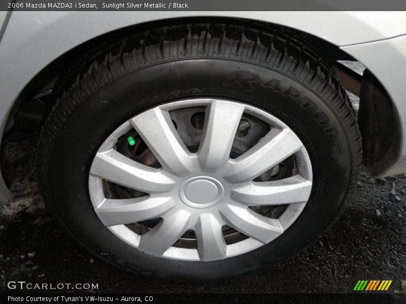 Sunlight Silver Metallic / Black 2006 Mazda MAZDA3 i Sedan