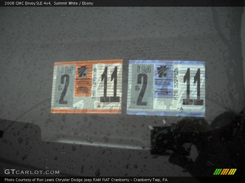 Summit White / Ebony 2008 GMC Envoy SLE 4x4