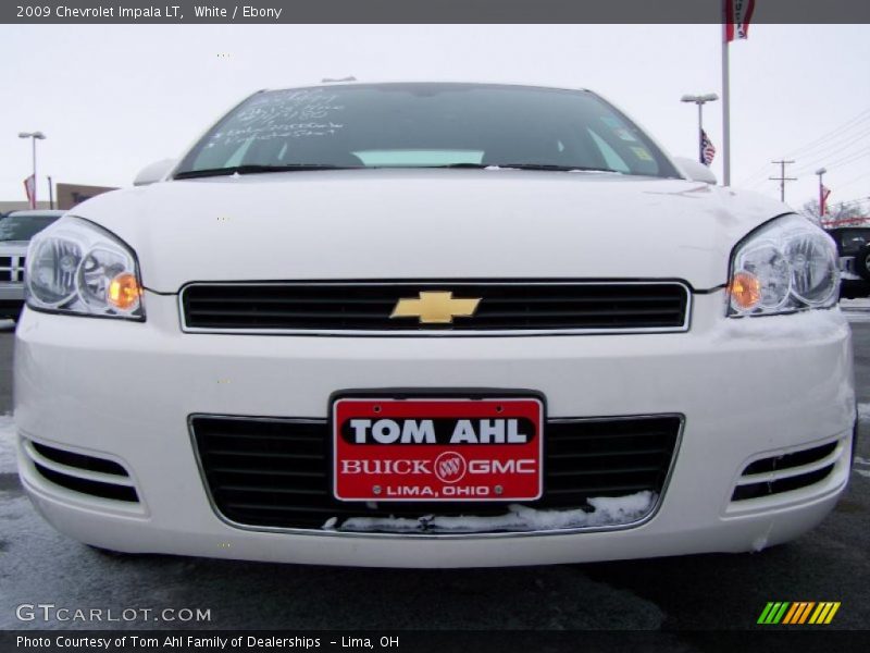White / Ebony 2009 Chevrolet Impala LT