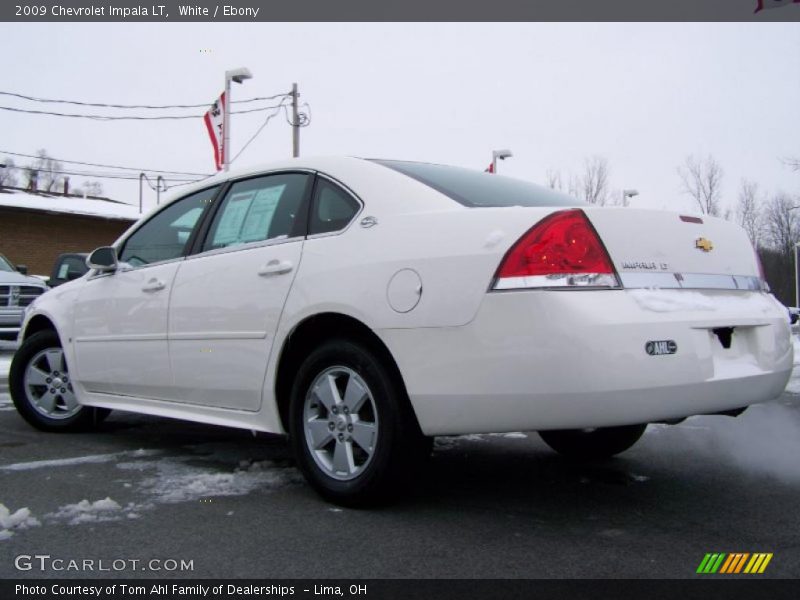 White / Ebony 2009 Chevrolet Impala LT