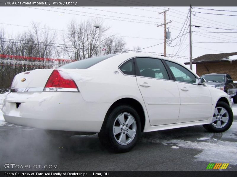 White / Ebony 2009 Chevrolet Impala LT