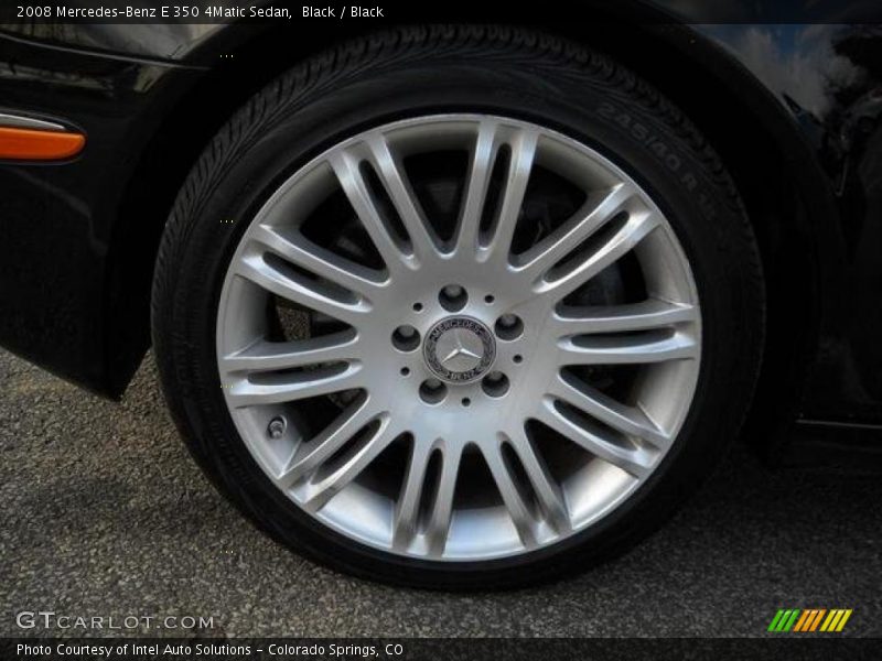 Black / Black 2008 Mercedes-Benz E 350 4Matic Sedan