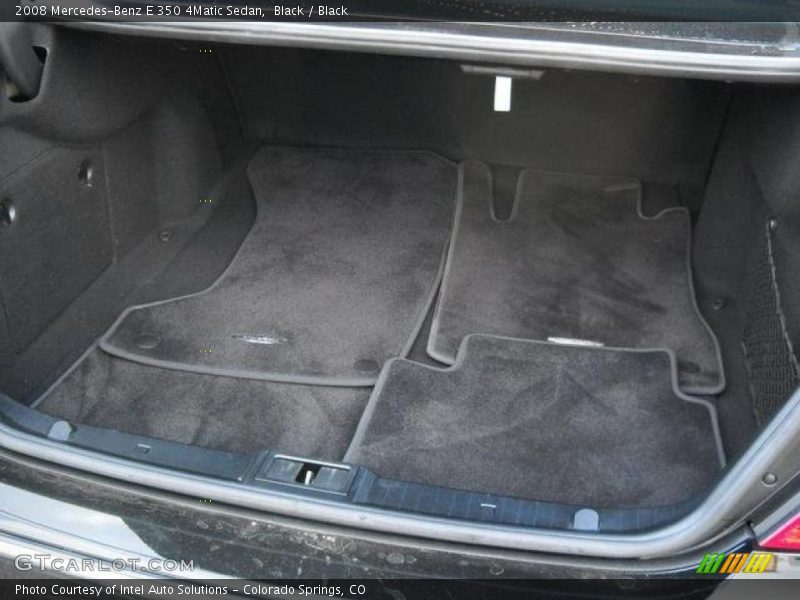 Black / Black 2008 Mercedes-Benz E 350 4Matic Sedan