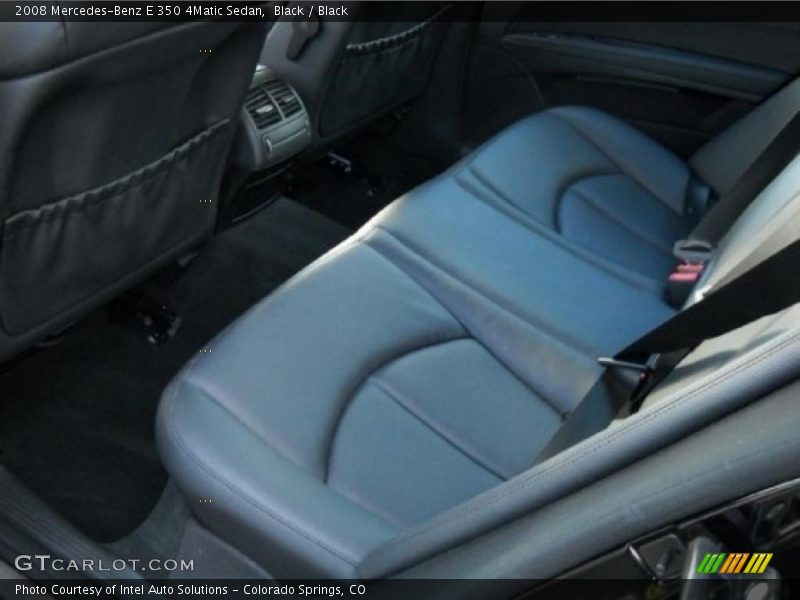 Black / Black 2008 Mercedes-Benz E 350 4Matic Sedan