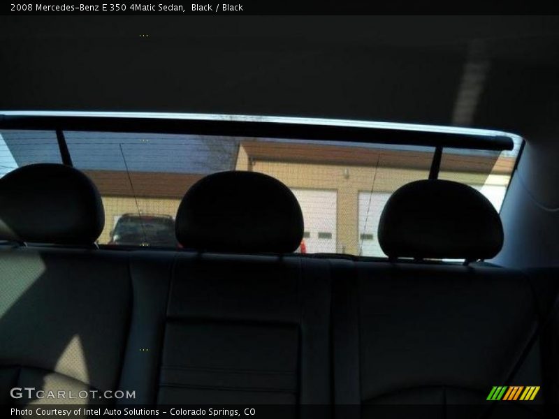 Black / Black 2008 Mercedes-Benz E 350 4Matic Sedan