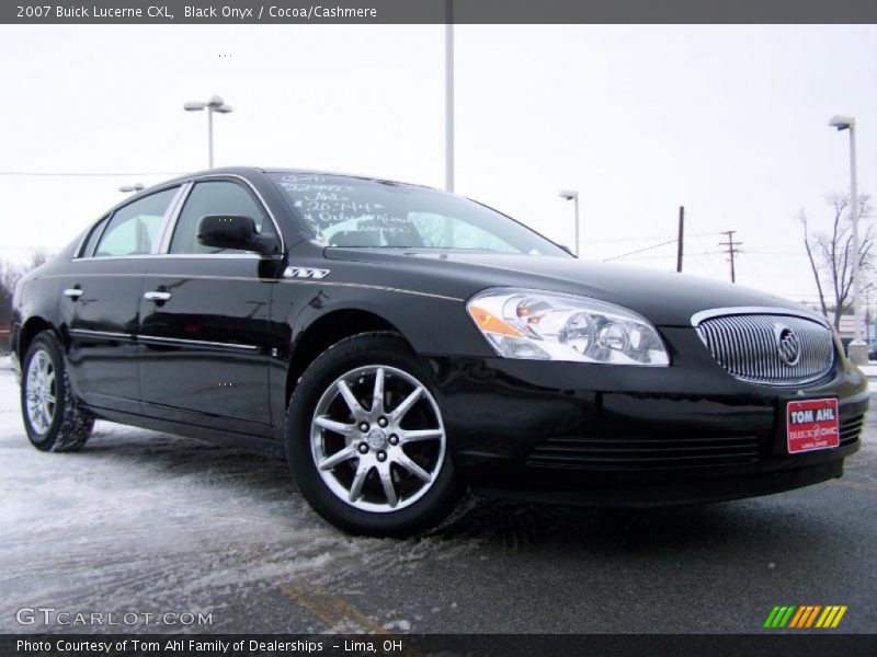 Black Onyx / Cocoa/Cashmere 2007 Buick Lucerne CXL