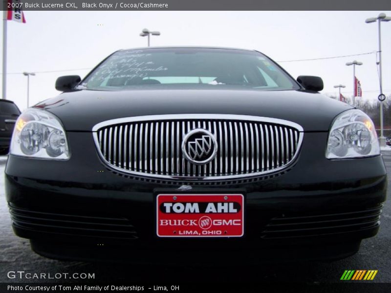 Black Onyx / Cocoa/Cashmere 2007 Buick Lucerne CXL