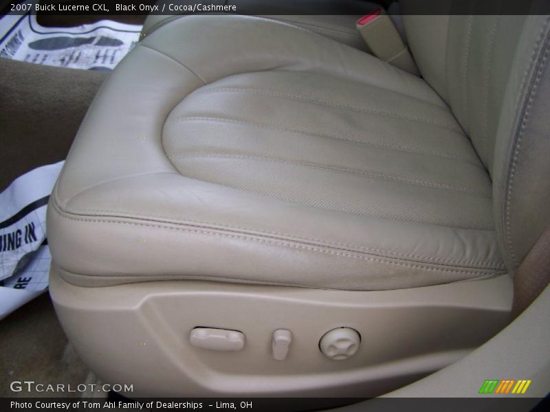 Black Onyx / Cocoa/Cashmere 2007 Buick Lucerne CXL