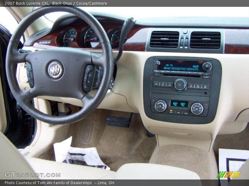 Black Onyx / Cocoa/Cashmere 2007 Buick Lucerne CXL