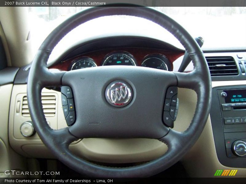 Black Onyx / Cocoa/Cashmere 2007 Buick Lucerne CXL