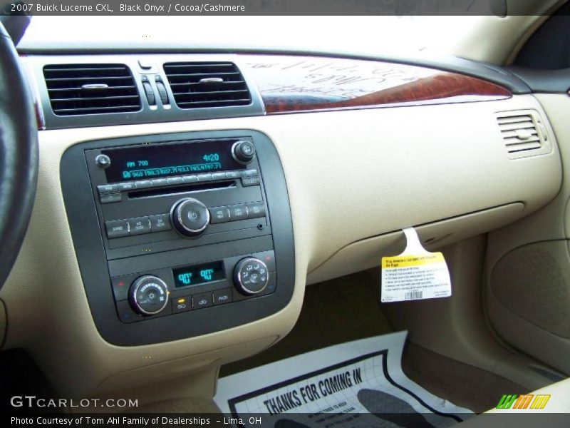 Black Onyx / Cocoa/Cashmere 2007 Buick Lucerne CXL