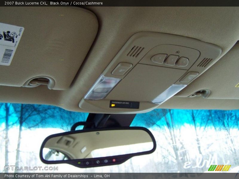Black Onyx / Cocoa/Cashmere 2007 Buick Lucerne CXL