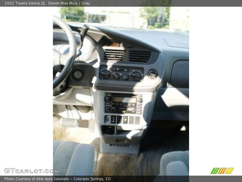 Denim Blue Mica / Gray 2002 Toyota Sienna LE
