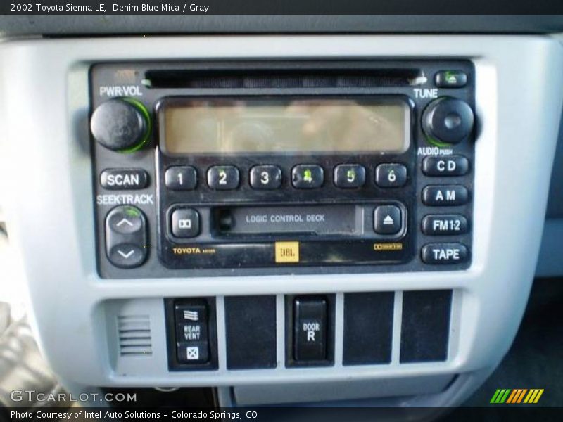 Denim Blue Mica / Gray 2002 Toyota Sienna LE
